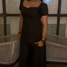 RUKIA FULL BLACK SET- SHORT KURTI WITH FLARED BUTTERFLY PANTS - Master