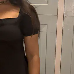 RUKIA FULL BLACK SET- SHORT KURTI WITH FLARED BUTTERFLY PANTS - Master