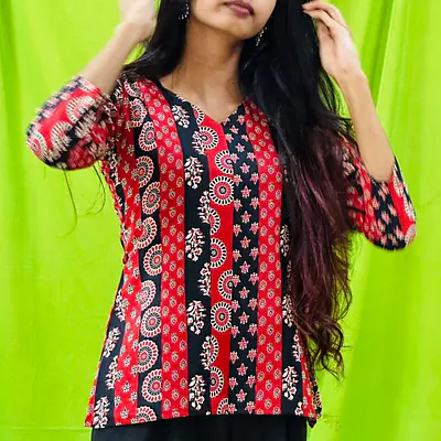 APOORVA CRIMSON RED TOP secondary image