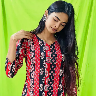 APOORVA CRIMSON RED TOP primary image