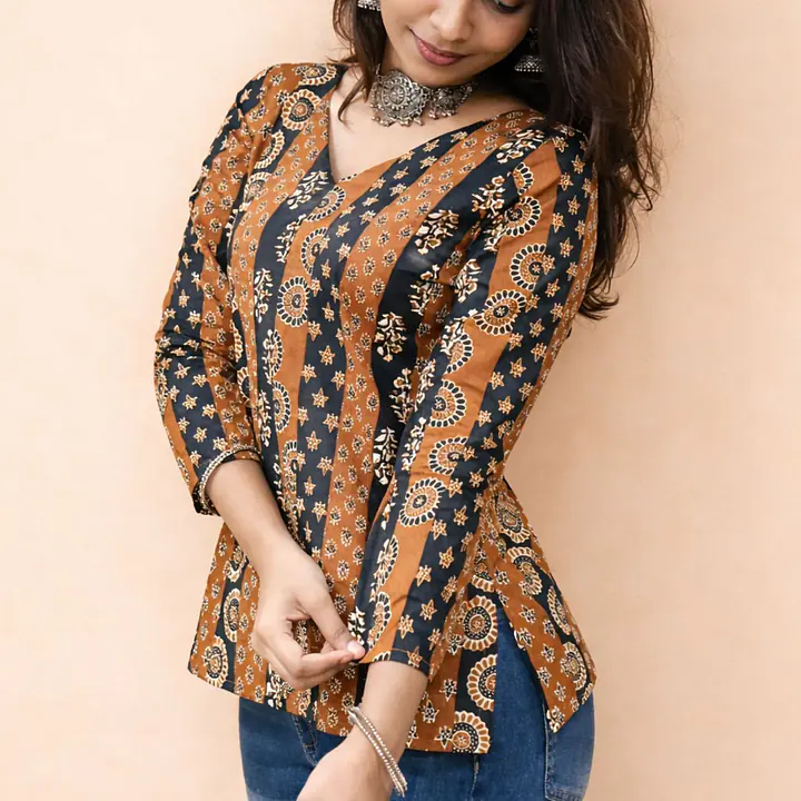 APOORVA GOLDEN BROWN TOP - Master