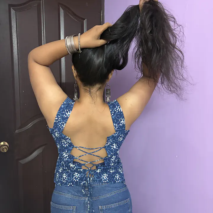 Boho Indigo Corset Top - Master