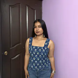 Boho Indigo Corset Top - Master