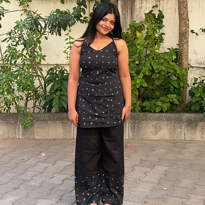 TAMIZH MOZHI CORD SET - SLEEVELESS primary image