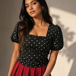 EMILY POLKA DOT TOP - Master