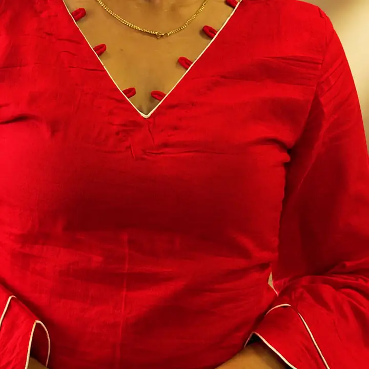EVARA RED KURTI - Master