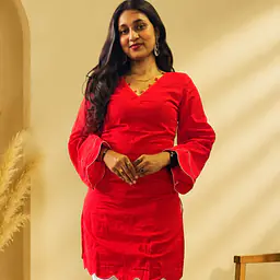 EVARA RED KURTI - Master