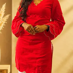 EVARA RED KURTI - Master