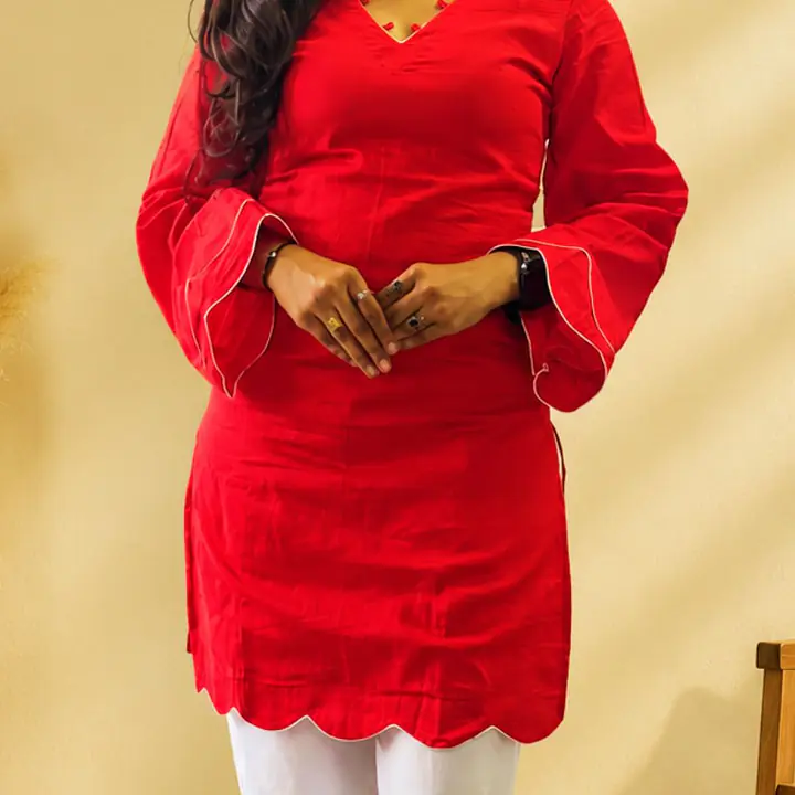EVARA RED KURTI - Master