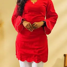 EVARA RED KURTI - Master