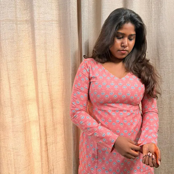 AAROHI FLORAL KURTI (PINK) - Master