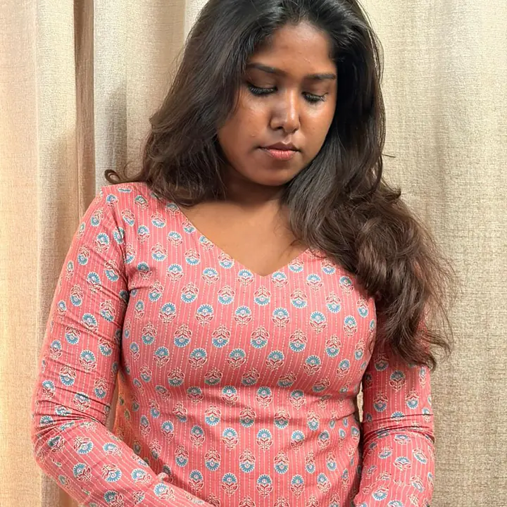 AAROHI FLORAL KURTI (PINK) - Master