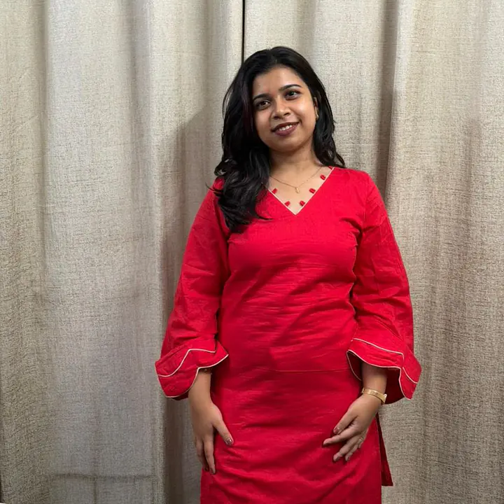 EVARA RED KURTI - Master