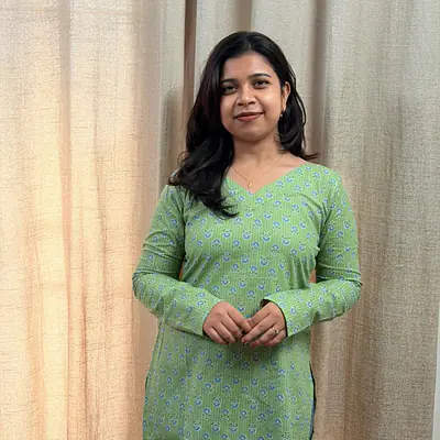 AAROHI FLORAL KURTI (SAGE GREEN) primary image
