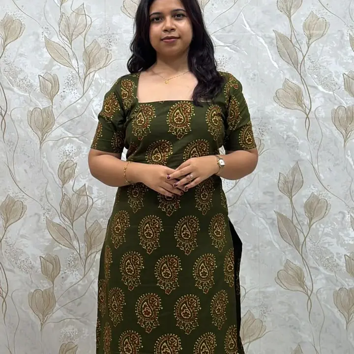 MADHURA LONG KURTI- GREEN - Master