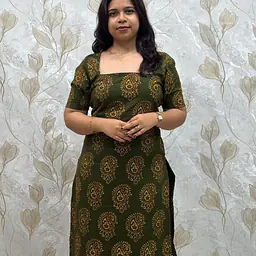 MADHURA LONG KURTI- GREEN - Master