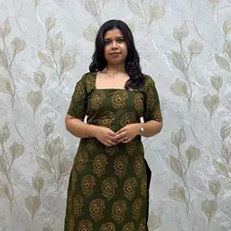 MADHURA LONG KURTI- GREEN - Master