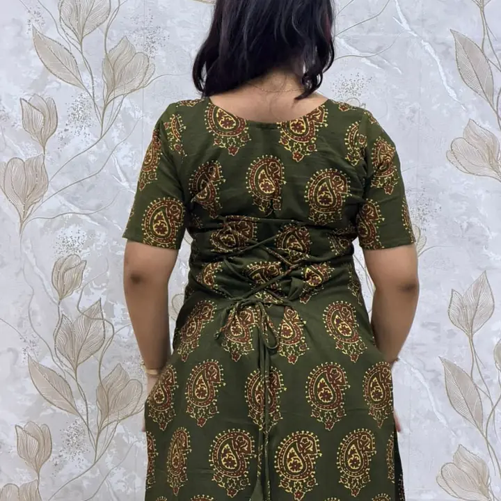 MADHURA LONG KURTI- GREEN - Master