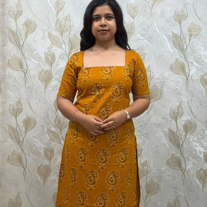 MADHURA LONG KURTI- YELLOW - Master