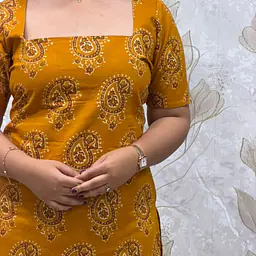 MADHURA LONG KURTI- YELLOW - Master