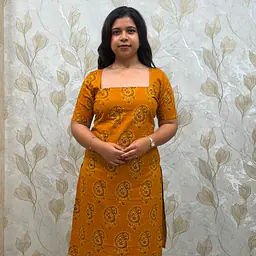 MADHURA LONG KURTI- YELLOW - Master