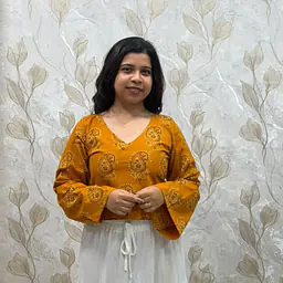MAANYA BELL SLEEVE TOP- YELLOW - Master