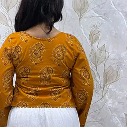 MAANYA BELL SLEEVE TOP- YELLOW - Master