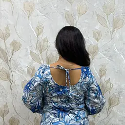 NEELA ALAI FLORAL TOP- BELL SLEEVE - Master