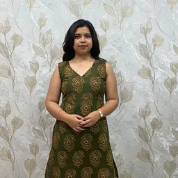 TANYA SIDE SLIT KURTI - GREEN - Master