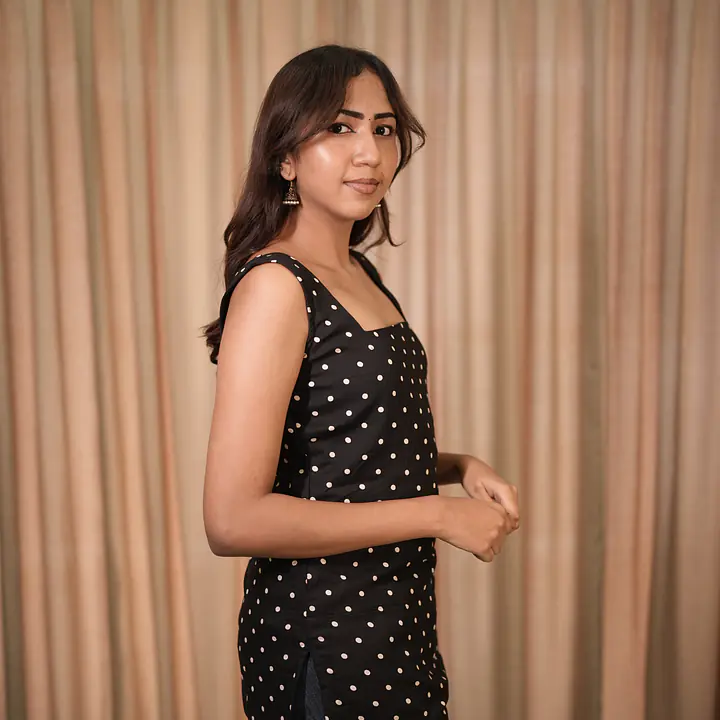 AIRA POLKA DOTS KURTI - Master