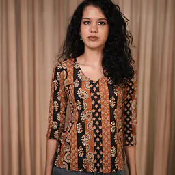 APOORVA GOLDEN BROWN TOP - Master