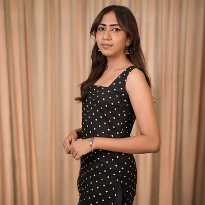 AIRA POLKA DOTS KURTI secondary image