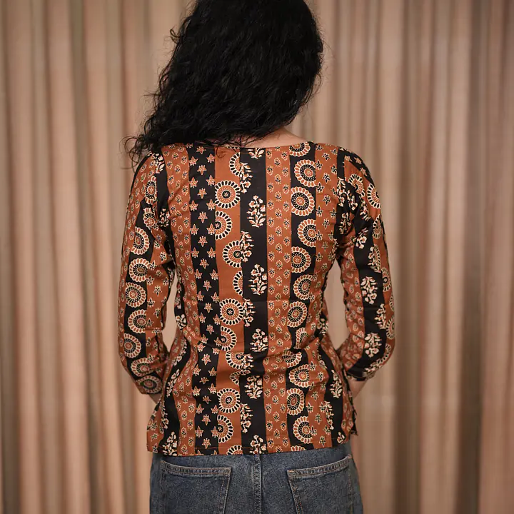APOORVA GOLDEN BROWN TOP - Master