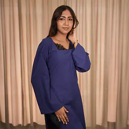 SARAH LACE KURTI- FULL SLEEVES - Master