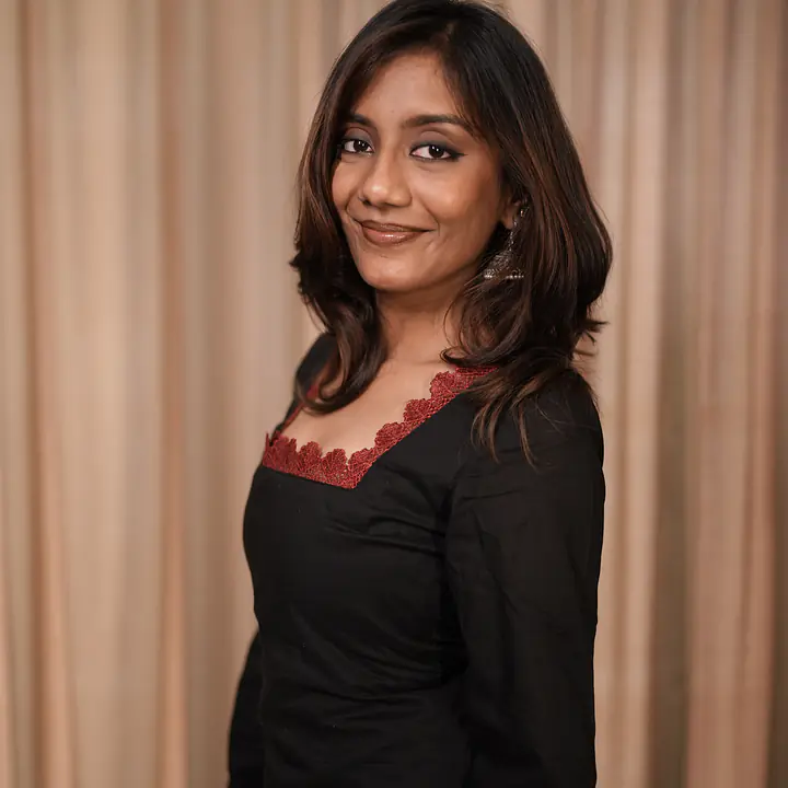 TARA BLACK LACE KURTI - SLEEVES - Master