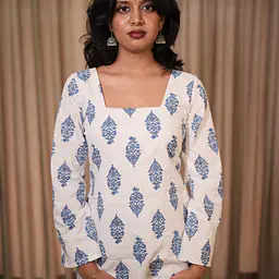 NEEL BELL SLEEVE KURTI - Master