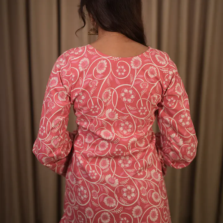 Raashi Pink Bell Sleeve Kurti - Master