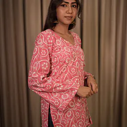 Raashi Pink Bell Sleeve Kurti - Master