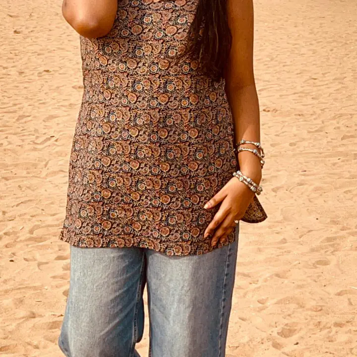 ANVI - HALTER NECK BACKLESS KURTI - Master